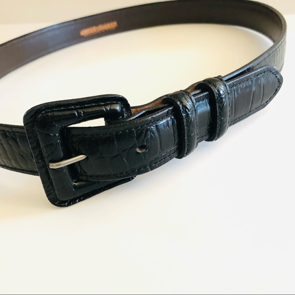 James Culver Embossed Leather Women’s Belt Size M. Gently Used. - Picture 4 of 6